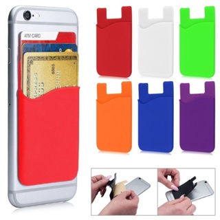 Silicone Wallet Credit ID Card Adhesive Holder Case iPhone 6/6 Plus/6S/6S Plus Clearance sale