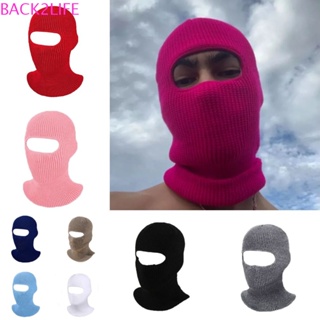 BACK2LIFE Full Face Cover Windproof Female Outdoor Bonnet Hat 1-Hole protectionCollar Hat Balaclava Skullies Women Winter Cap