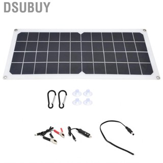 Dsubuy Solar Panel 10W  Kit Photovoltaic With Dual USB Ports For