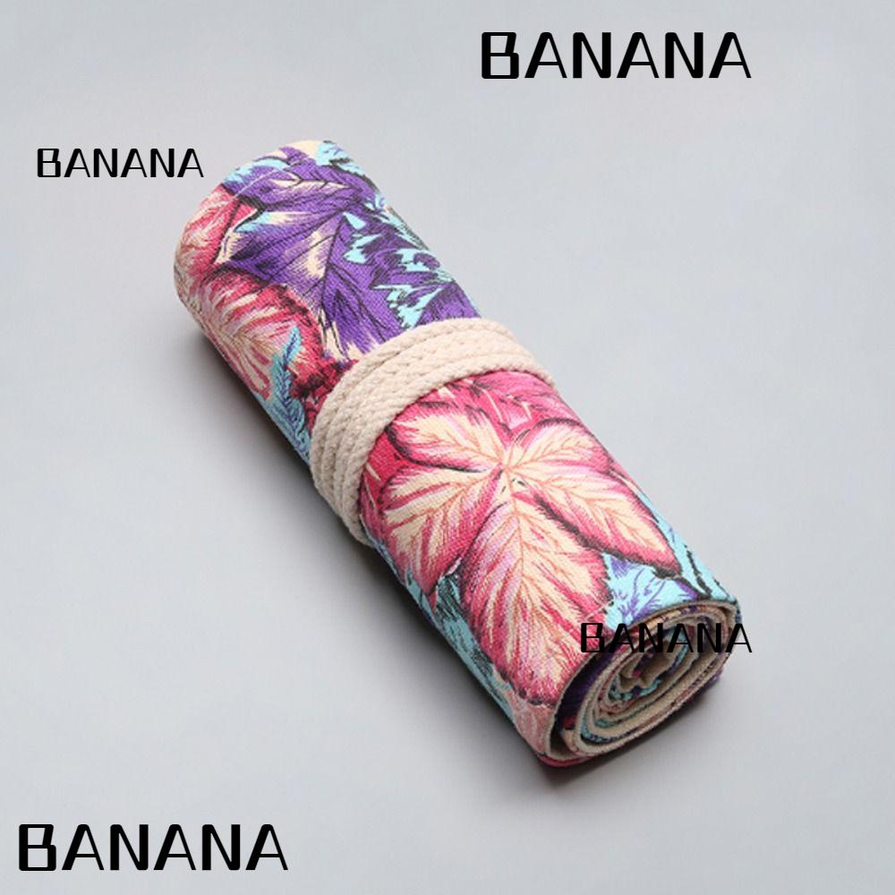 banana1-กระเป๋าดินสอ-ผ้าแคนวาส-ลายใบเมเปิ้ล-12-24-36-72-ช่อง-แบบพกพา-สําหรับนักเรียนหญิง-เด็กผู้ชาย