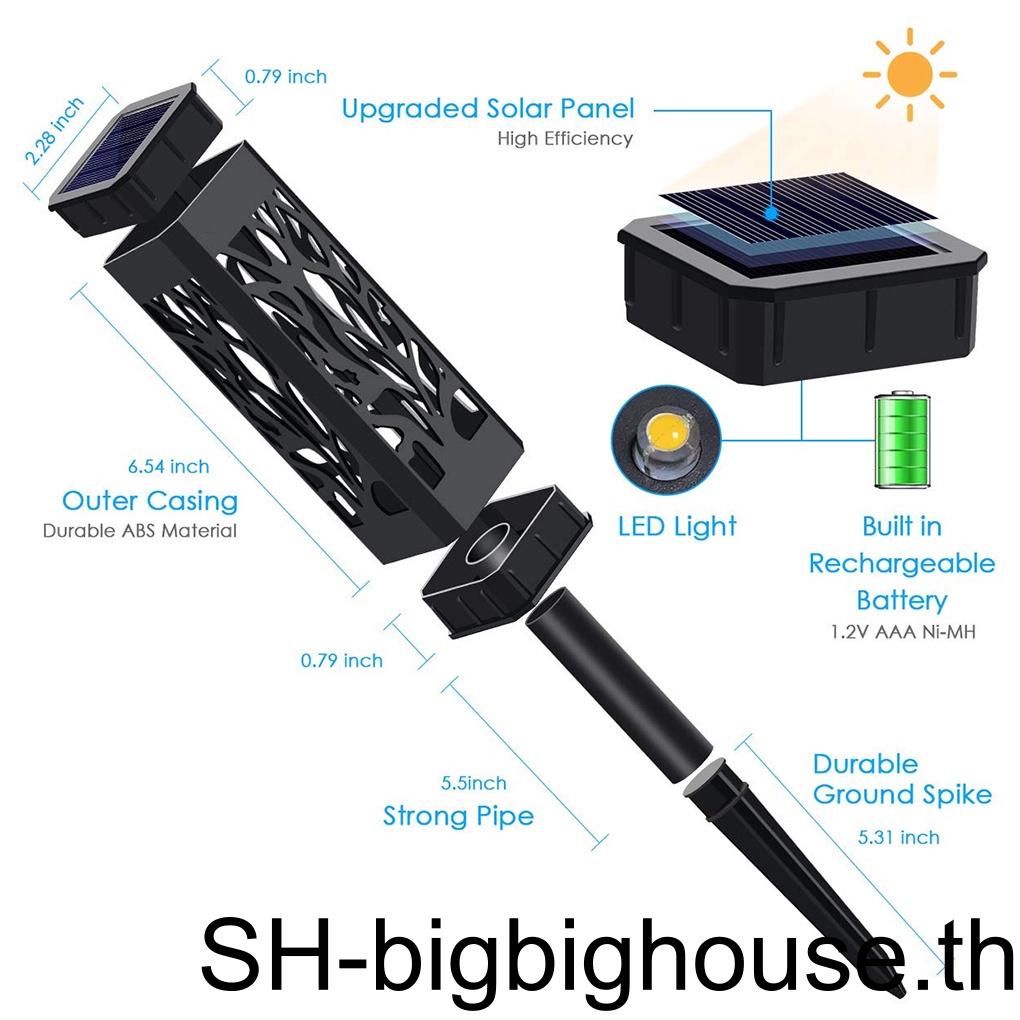 โคมไฟตกแต่งสวน-พลังงานแสงอาทิตย์-ip65-กันน้ํา-8-ชิ้น
