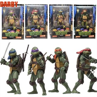 Darby โมเดลฟิกเกอร์ อนิเมะนินจาเต่า รุ่นลิมิเต็ด Neca 1990 ขนาด 7 นิ้ว 18 ซม. ของเล่นสะสม สําหรับเด็ก