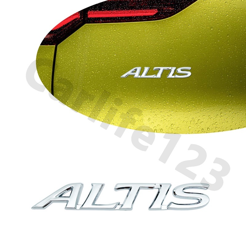 สติกเกอร์โลโก้-altis-3d-สําหรับติดตกแต่งรถยนต์-toyota-yaris-corolla