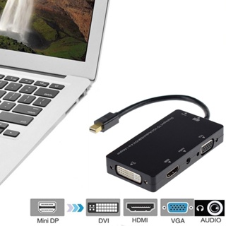 อะแดปเตอร์เชื่อมต่อสายเคเบิล DVI VGA เป็น HDMI สําหรับ Apple MacBook Pro Air PC Mini DP เป็น HD
