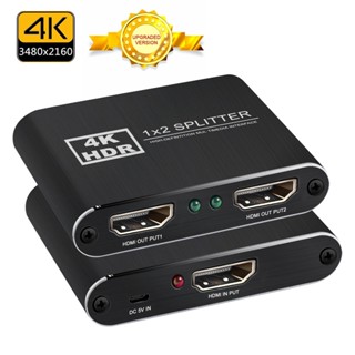 สวิตช์แยก 4K HDMI Full HD 1080p 1X2 เข้า 1 ออก 2 สําหรับ HDTV DVD PS3 Xbox