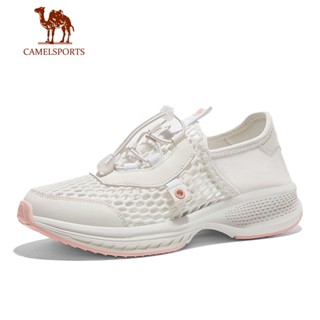 CAMEL SPORTS รองเท้ากีฬา ผ้าตาข่าย แบบบาง ข้อสั้น แบบพกพา เหมาะกับใส่กลางแจ้ง สําหรับผู้หญิง
