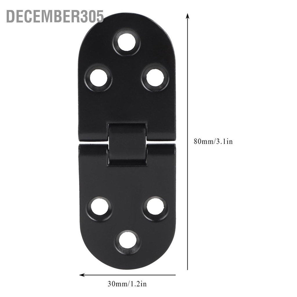 december305-4-ชิ้นสังกะสีอัลลอยด์สีดำประตูบานพับตารางพลิกบานพับสำหรับตู้ฮาร์ดแวร์อุปกรณ์เสริม