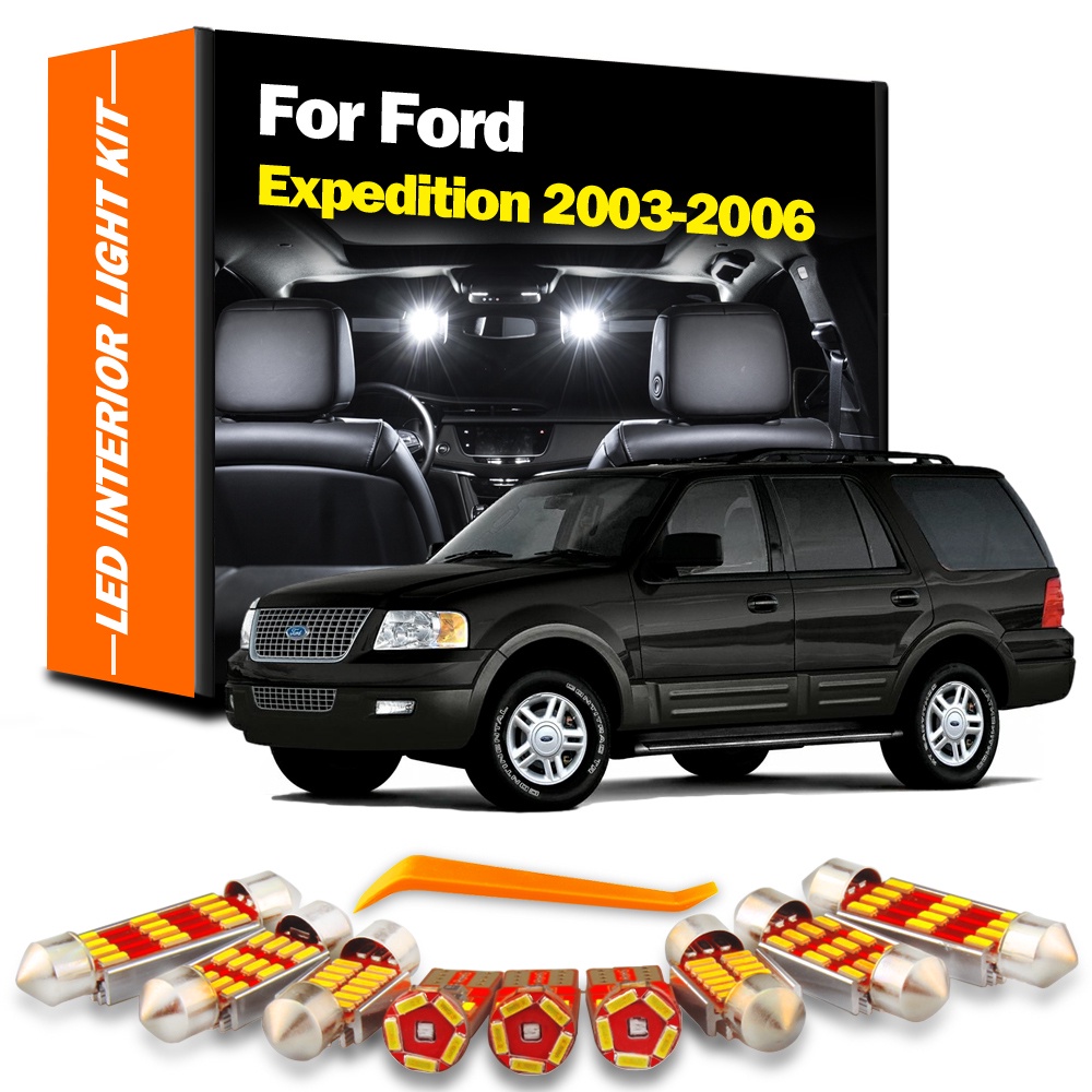 หลอดไฟอ่านหนังสือ-led-10-ชิ้น-สําหรับ-ford-expedition-2003-2004-2005-2006