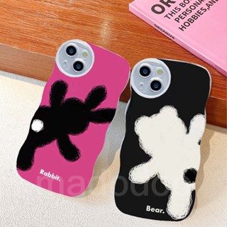 OPPO A98 A38 A58 A78 A17 A77S A76 A96 A54 4G A16 A16S A74 A95 A94 A93 A55 A53 A33 A52 A72 A92 A15 A15S A31 A1K A12E A3S A9 A5 A7 A5S A12 A11K A57 2022 A83 A71 2018 A59 F11 Pro F9 F7 F1S F5 Cute Cartoon Couple Bear Rabbit Fine Hole Airbag Phone Case 1BW 90