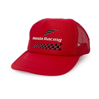 Jdm หมวกตาข่าย สีแดง สไตล์ญี่ปุ่นย้อนยุค สําหรับแข่งรถ Honda Apex Win