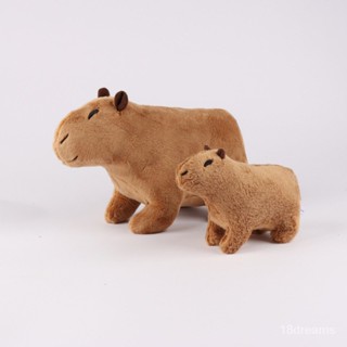 COD ตุ๊กตาคาปิบาราจําลอง 20/30cm ตุ๊กตาสัตว์ Simulation Capybara Toys ขนปุย ของเล่น ของขวัญวันเกิด ของเล่นเด็ก