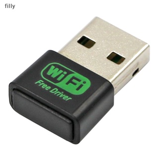 Filly อะแดปเตอร์การ์ดเครือข่ายไร้สาย Mini USB WiFi MT7601UN WiFi 150Mbps ฟรีไดรเวอร์ 802.11n สําหรับ PC เดสก์ท็อป OP