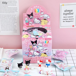 SANRIO ยางลบลบ ลายการ์ตูน Hello Kitty Melody Kuromi Cinnamoroll แบบถอดออกได้ สําหรับนักเรียน