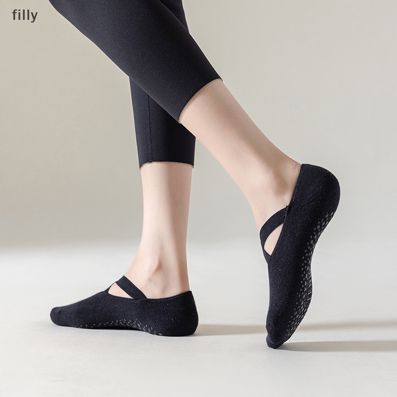 ถุงเท้าซิลิโคน-ผ้าฝ้าย-กันลื่น-ระบายอากาศได้ดี-เหมาะกับใส่เล่นโยคะ-เต้นบัลเล่ต์-ฟิตเนส-ออกกําลังกาย-สําหรับผู้หญิง