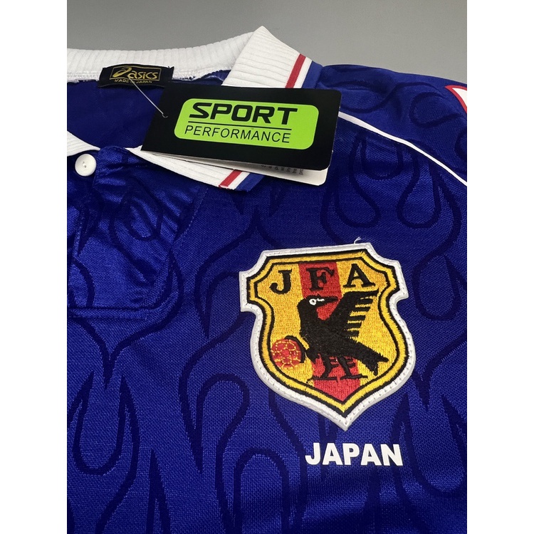 เสื้อบอล-ย้อนยุค-ทีมชาติ-ญี่ปุ่น-1998-เหย้า-ลายไฟ-retro-japan-home-เรโทร-คลาสสิค