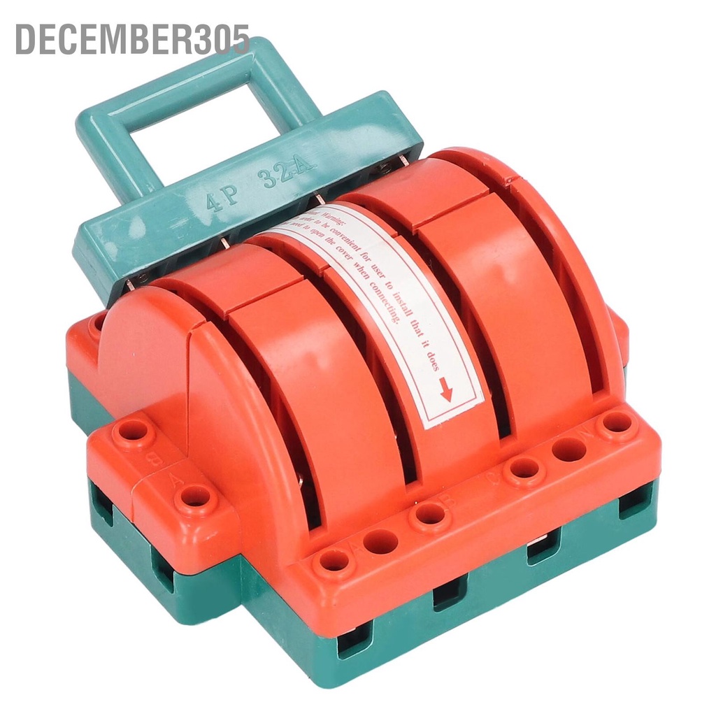 december305-32a-สวิตช์มีดโยนคู่-4-ขั้ว-3-เฟสสวิตช์ตัดการเชื่อมต่อไฟฟ้าสำหรับอุตสาหกรรมในครัวเรือน