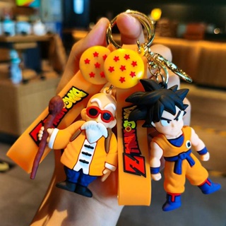 พวงกุญแจ จี้ตุ๊กตาดราก้อนบอล Son Goku อีพ็อกซี่ pvc สามมิติ สําหรับห้อยกระเป๋า โทรศัพท์มือถือ
