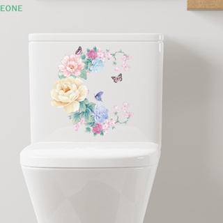 Eone สติกเกอร์ กันน้ํา ลายผีเสื้อ ดอกไม้ สําหรับตกแต่งผนังห้องน้ํา ห้องนั่งเล่น ห้องนอน ขายดี