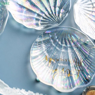 Eone ถาดแก้วคริสตัล รูปนางเงือก 3D สําหรับตกแต่งเล็บ DIY
