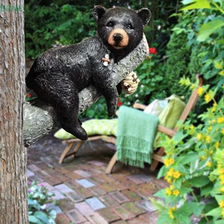 Eone ขายดี ฟิกเกอร์เรซิ่น รูปปั้นหมีน่ารัก เสมือนจริง สําหรับแขวนตกแต่งในร่ม กลางแจ้ง
