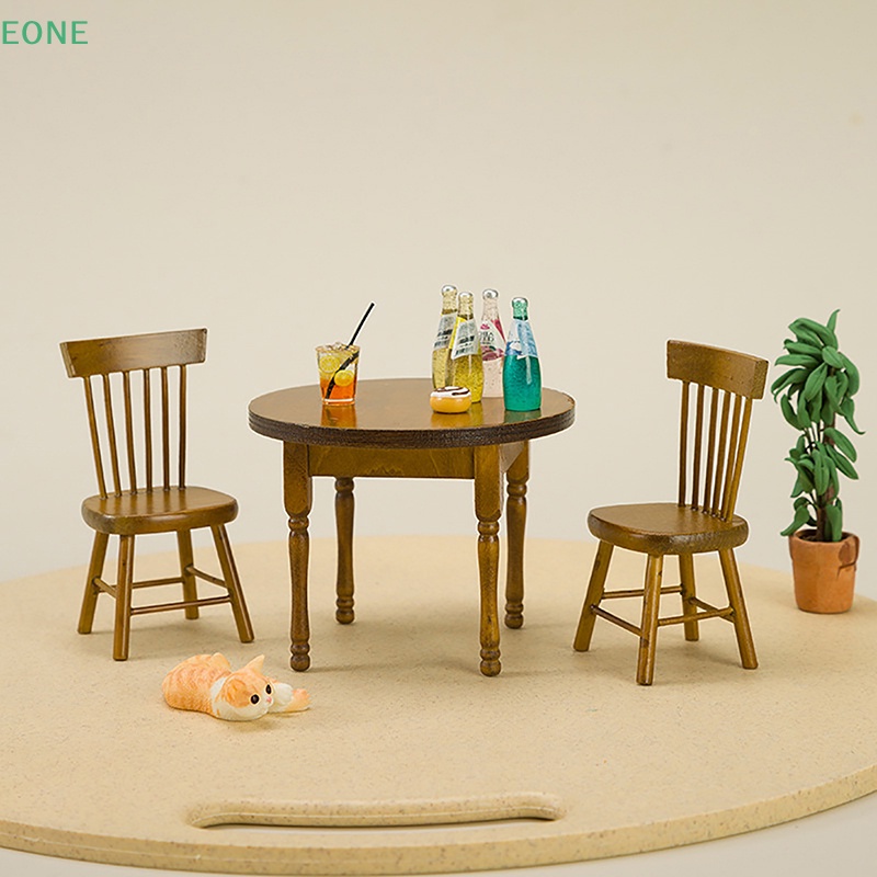 eone-โมเดลโต๊ะ-เก้าอี้-เฟอร์นิเจอร์-พร็อพถ่ายรูป-ขนาดเล็ก-สําหรับตกแต่งบ้านตุ๊กตา