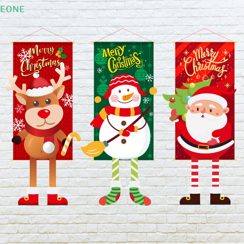 eone-ป้ายแบนเนอร์-ลาย-merry-christmas-สําหรับแขวนตกแต่งบ้าน-เทศกาลคริสต์มาส-ปีใหม่-2023