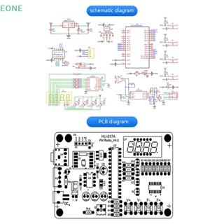 Eone ชุดประกอบวิทยุ FM จอแสดงผล Nixie Tube การฝึกสอน การฝึกอบรม การผลิตชิ้นส่วนการเชื่อมเสาหิน DIY ขายดี