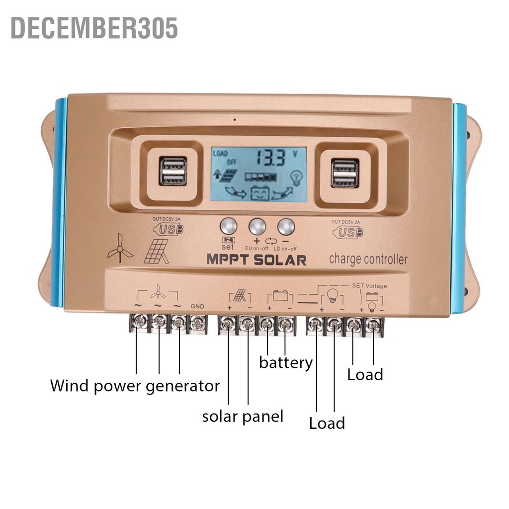 december305-12v-24v-36v-48v-60v-พลังงานลมตัวควบคุมพลังงานแสงอาทิตย์-mppt-ลมพลังงานแสงอาทิตย์เสริม-street-light-charge-controller
