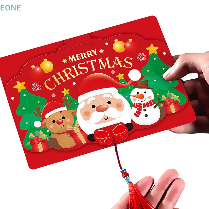 eone-การ์ดเปล่า-ลายการ์ตูนคริสต์มาส-ซานตาคลอส-กรีก-สร้างสรรค์