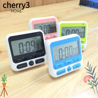 Cherry3 นาฬิกาจับเวลา หน้าจอดิจิทัล ทรงสี่เหลี่ยม สําหรับห้องครัว