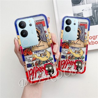 ใหม่ เคสโทรศัพท์มือถือ TPU นิ่ม ปิดด้านหลัง กันกระแทก ลายการ์ตูนน่ารัก สําหรับ VIVOV29 VIVO V29 5G 2023