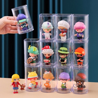 Handmade transparent dustproof plastic box for storing collectibles