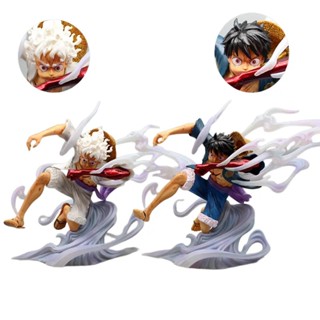 โมเดลฟิกเกอร์ PVC อนิเมะ Luffy One Piece GK Sun God Monkey D Luffy Blow Air ของเล่น ของสะสม สําหรับเด็ก