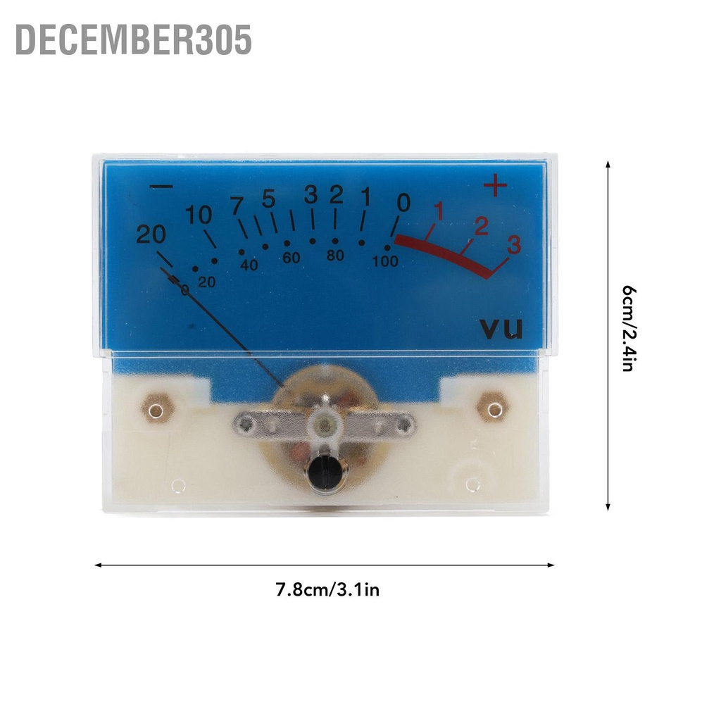 december305-vu-meterหัว12vเสียงความแม่นยำสูงdbระดับหัวเครื่องขยายเสียงระดับเมตรbacklight-500ua-650-สีฟ้า