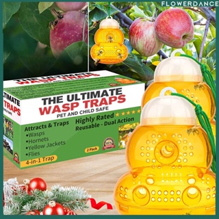 Orchard ผลไม้ Fly Attractant กับดัก Wasp Trap ผลไม้ Fly Catcher สวนผัก Orchard Repellent Trap เหยื่อดอกไม้