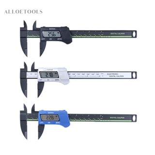 เวอร์เนียคาลิปเปอร์ดิจิทัลอิเล็กทรอนิกส์ พลาสติก LCD 0-150 มม. [alloetools.th]