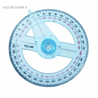 ไม้โปรแทรกเตอร์วัดมุม พลาสติก หมุนได้ 360 องศา Z# [alloetools.th]