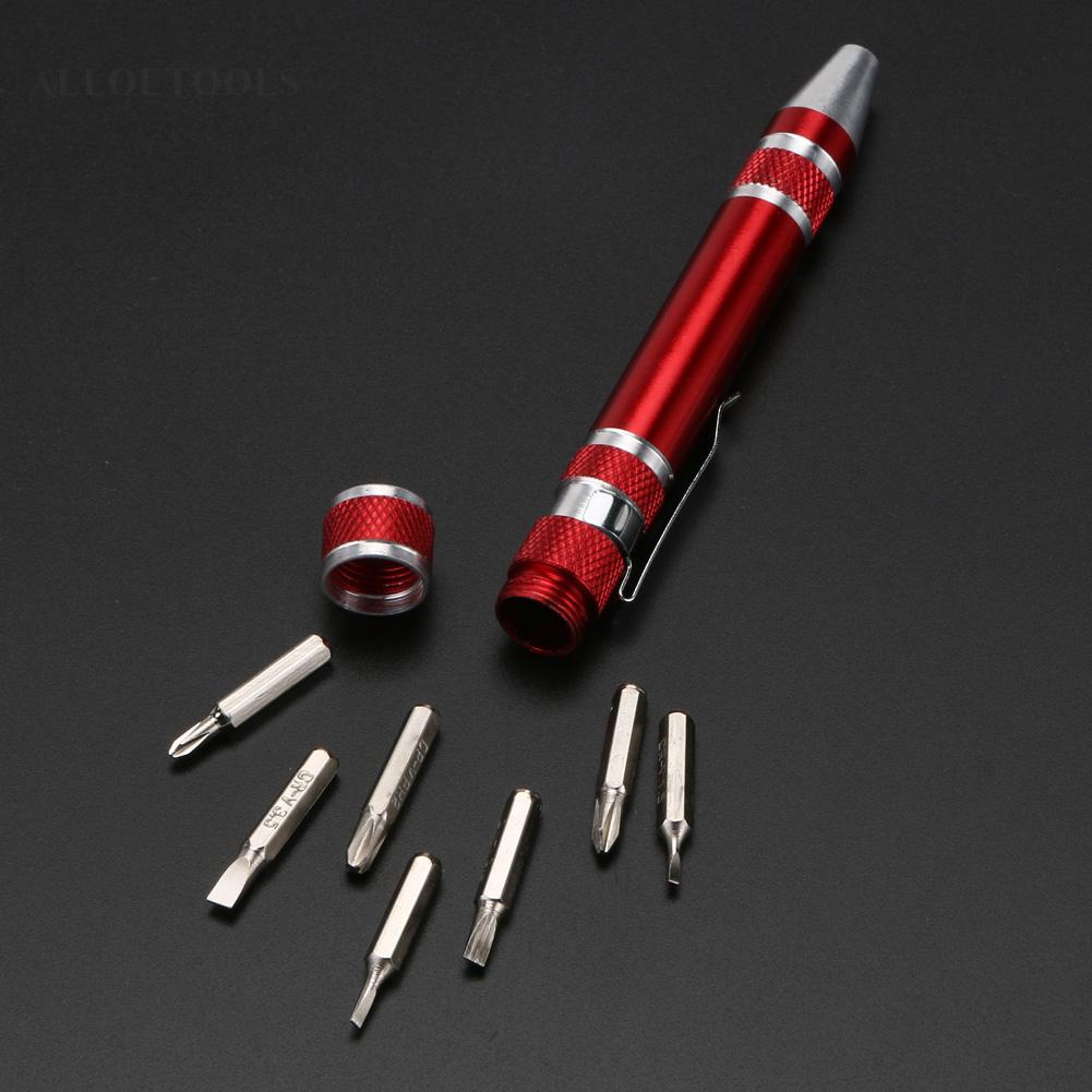 8-in-1-ชุดเครื่องมือปากกาไขควงอลูมิเนียม-สําหรับซ่อมแซมโทรศัพท์มือถือ-alloetools-th