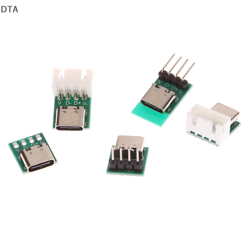 dta-บอร์ดทดสอบบัดกรี-usb-type-c-เป็น-dip-pcb-ตัวเมีย-1-ชิ้น