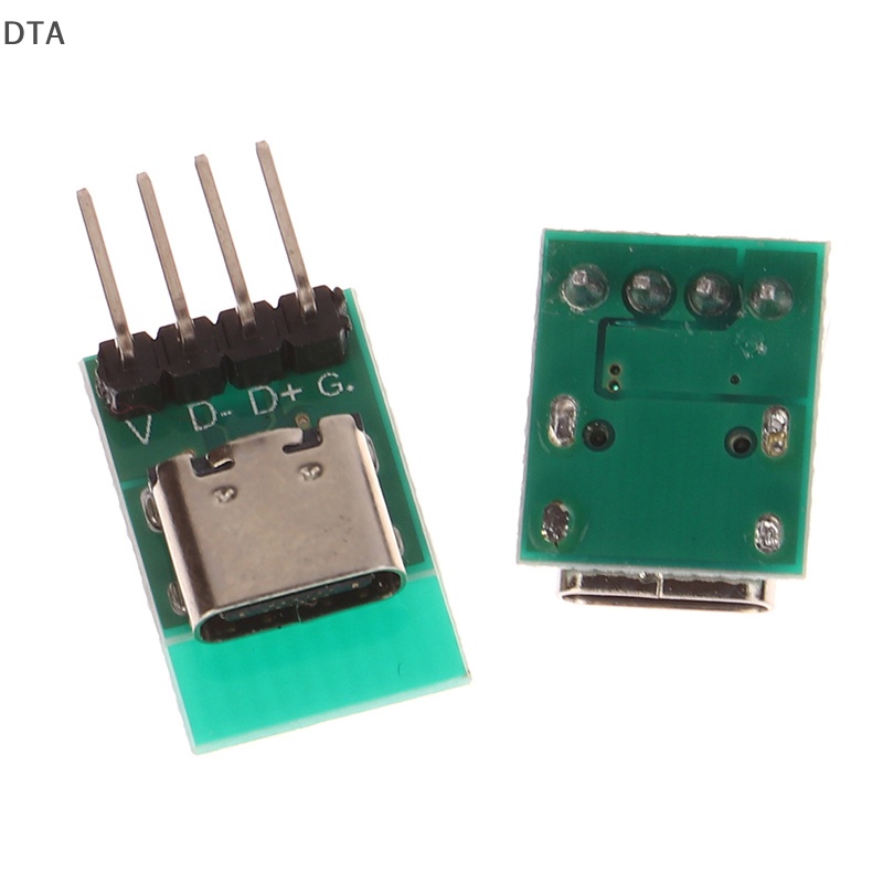 dta-บอร์ดทดสอบบัดกรี-usb-type-c-เป็น-dip-pcb-ตัวเมีย-1-ชิ้น