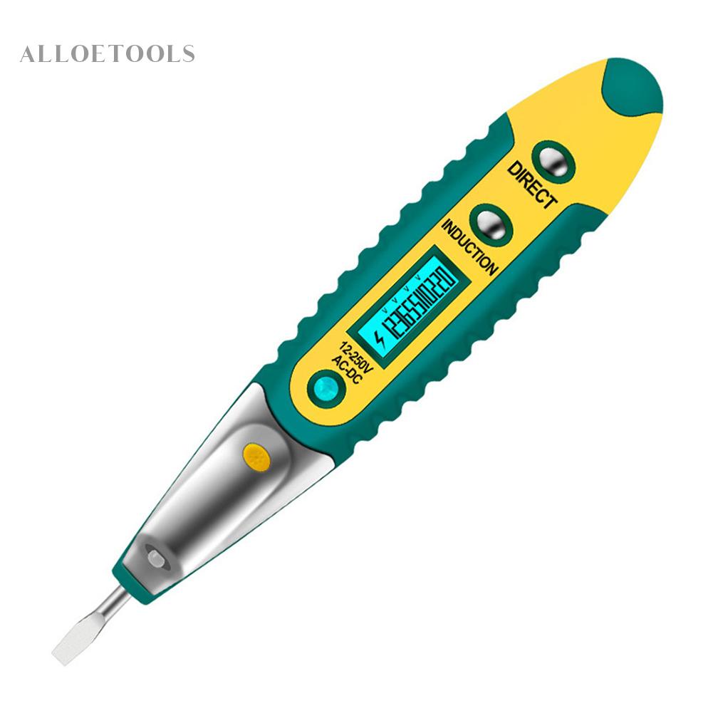 ปากกาตรวจจับแรงดันไฟฟ้า-หน้าจอ-lcd-ดิจิทัล-ไขควง-เครื่องมือช่างไฟฟ้า-alloetools-th