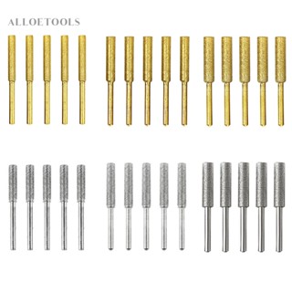 ดอกสว่านหัวหินเจียร เคลือบเพชร สําหรับลับคมเลื่อยยนต์ 5 ชิ้น [alloetools.th]