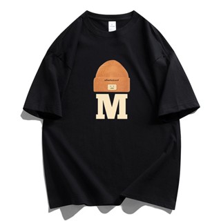 เสื้อยืดลําลอง ผ้าฝ้าย แขนสั้น คอกลม พิมพ์ลาย สําหรับผู้ชาย ไซซ์ M-6XL