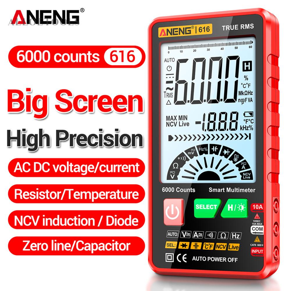 aneng-616-เครื่องวัดมัลติมิเตอร์ดิจิทัล-rms-นับ-6000-ครั้ง-ขนาดเล็ก-สําหรับไฟฉาย-ohm-diode-nvc-hz-alloetools-th