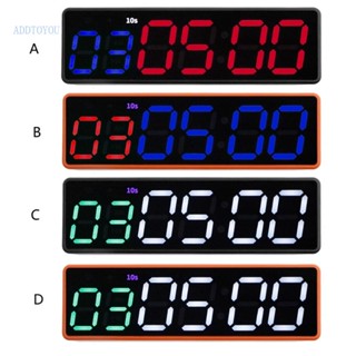 【3C】นาฬิกาจับเวลา ดิจิทัล LED แบบพกพา ขนาดเล็ก ชาร์จไฟได้ สําหรับออกกําลังกาย ยิม