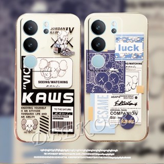 เคสโทรศัพท์มือถือ TPU นิ่ม ปิดด้านหลัง ป้องกันกล้อง ลายการ์ตูนหมีน่ารัก สําหรับ VIVO V29 VIVO V29 5G 2023