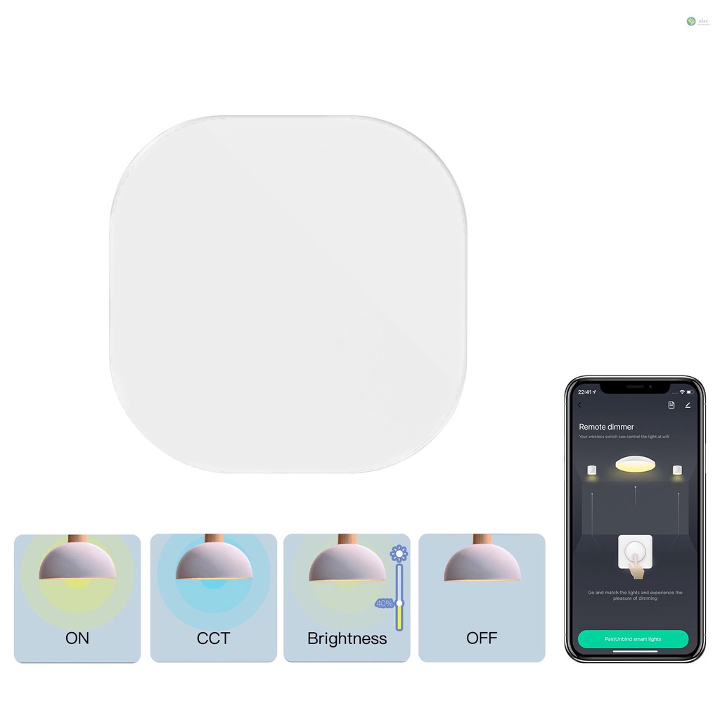 พร้อมส่ง-zigbee-สวิตช์ปุ่มกดอัจฉริยะ-ไร้สาย-ควบคุมผ่านแอพ-tuya-smart-life-ใช้แบตเตอรี่-สําหรับอุปกรณ์บ้าน