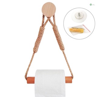 [พร้อมส่ง] ที่ใส่ม้วนกระดาษทิชชู่ แบบไม่ต้องเจาะ สไตล์วินเทจ สําหรับตกแต่งห้องน้ํา