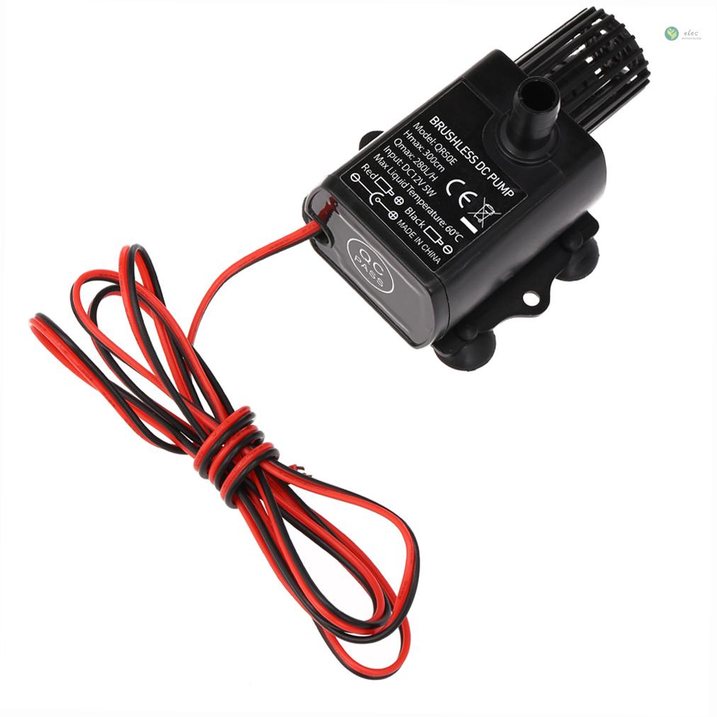 พร้อมส่ง-decdeal-dc12v-5w-เครื่องปั๊มน้ําพุ-ไร้แปรงถ่าน-ขนาดเล็ก-เสียงเงียบมาก-หมุนเวียน-280l-h-lift-300-ซม-กันน้ํา-สําหรับตู้ปลา