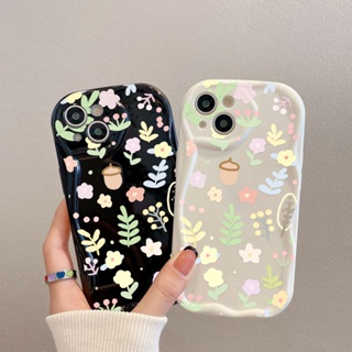 ⚡พร้อมส่ง⚡small floral เคสโทรศัพท์มือถือนิ่ม ขอบโค้ง กันกระแทก For iPhone 11 13 12 14 Pro Max X Xs Max XR 7 8 Plus เคส